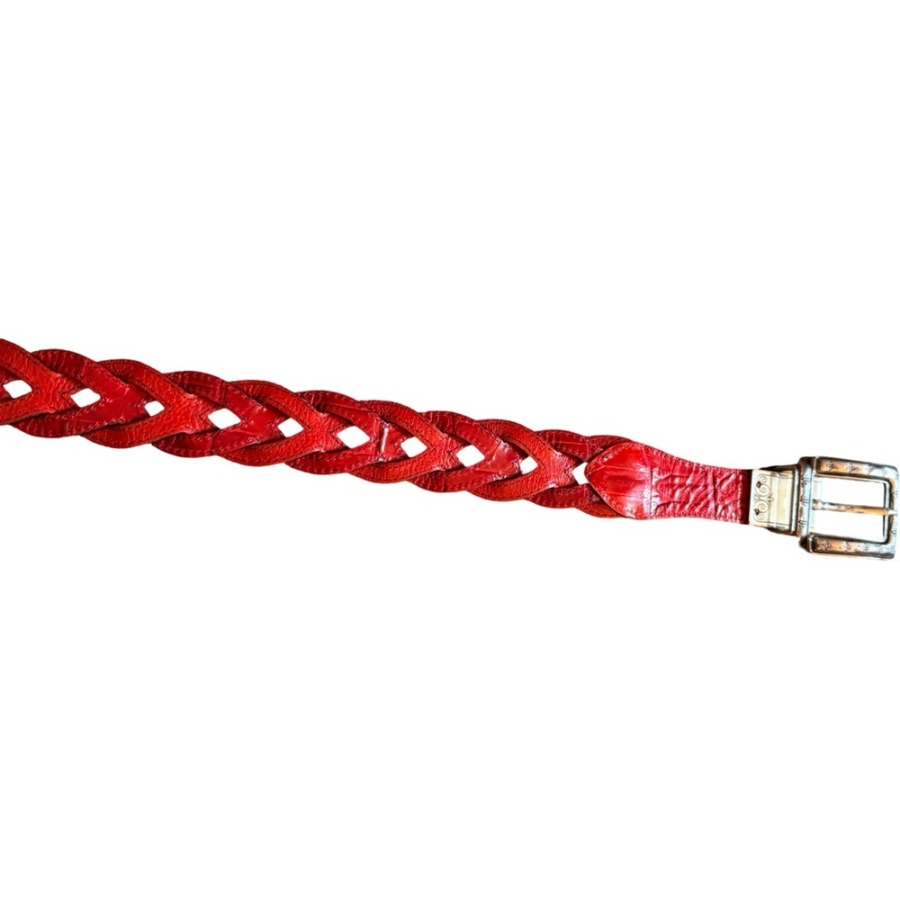 Vintage Brighton Reversible Belt – Black to Red - Picture 11 of 16